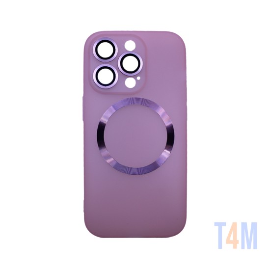 Magnetic Case with Camera Lens for Apple iPhone 14 Pro Pink